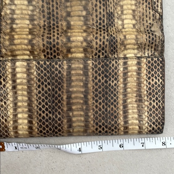 Womens Burberry Python Wallet - Picture 7 of 8